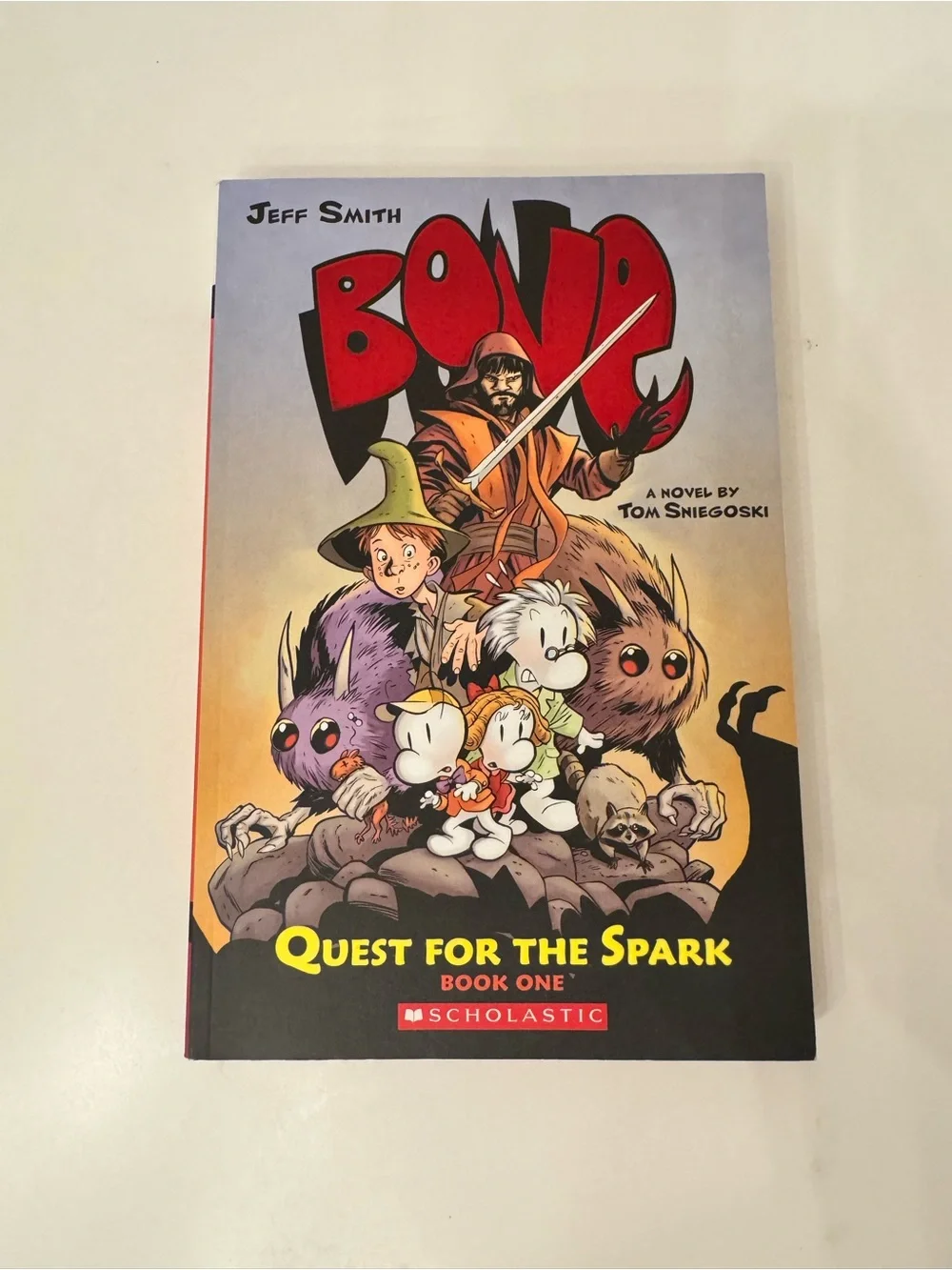 Bone: Quest For The Spark Adventure Books (Book 1, 2, and 3) Scholastic (3-pack)
